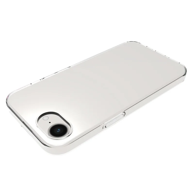 For iPhone 17e / 16e Slim Clear Phone Case Watermark Resistant TPU Back Cover - 4
