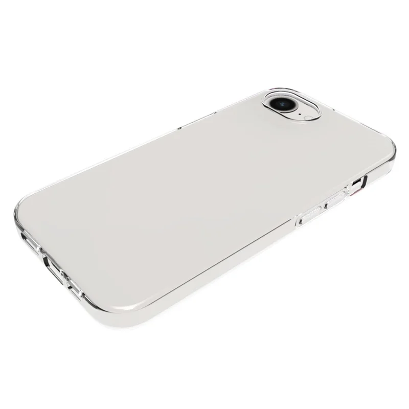 For iPhone 17e / 16e Slim Clear Phone Case Watermark Resistant TPU Back Cover - 5