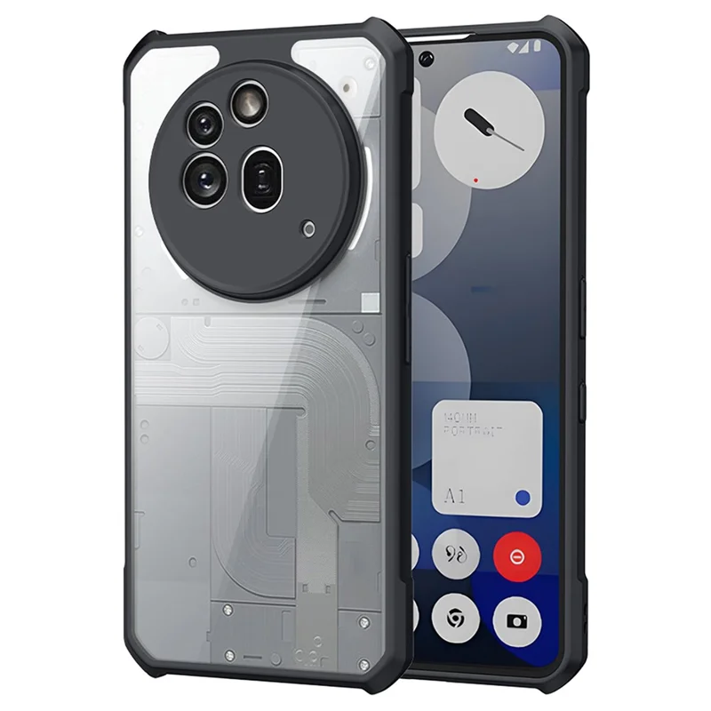 XUNDD For Nothing Phone (3a) Pro Case Dropproof TPU + Acrylic Clear Back Phone Cover - 1