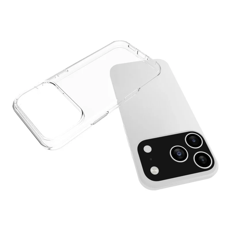 For iPhone 17 Pro Case Watermark Resistant TPU Clear Phone Back Cover - 2