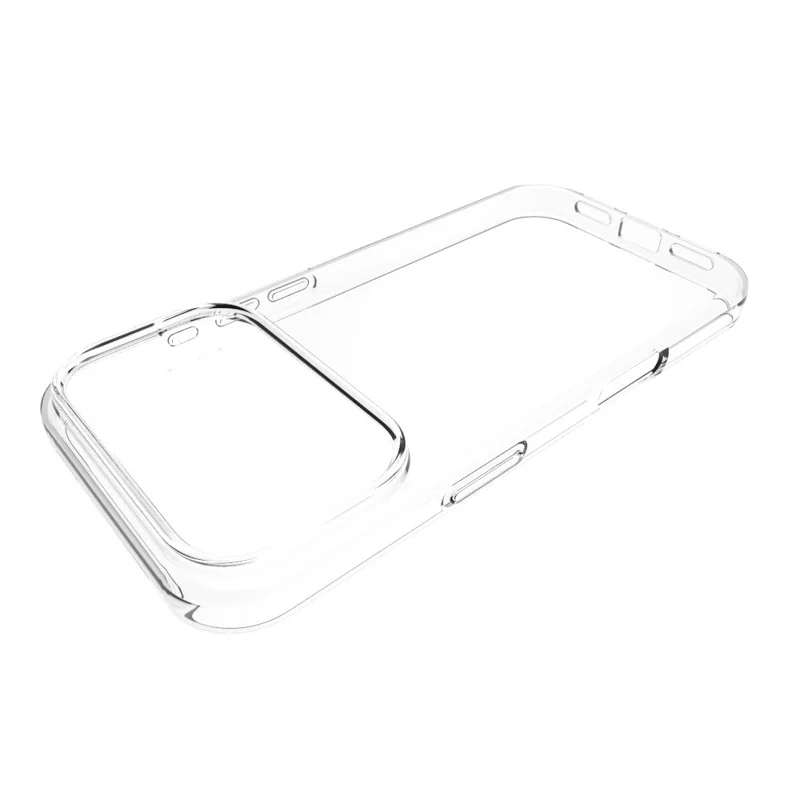 For iPhone 17 Pro Case Watermark Resistant TPU Clear Phone Back Cover - 4