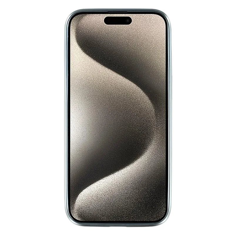 For iPhone 15 Pro Max Case Lacquered Epoxy Pattern TPU + Acrylic Phone Cover Large Camera Cutout - Flowers - 2