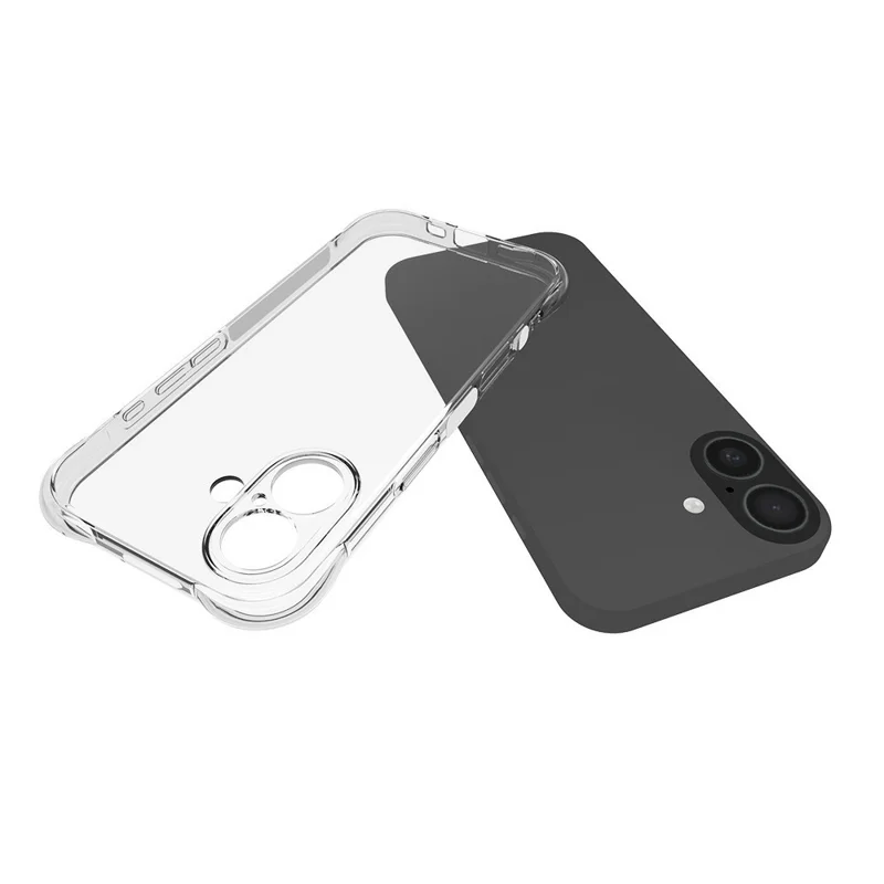 For iPhone 17 TPU Phone Case Non Slip Transparent Mobile Phone Cover - 2