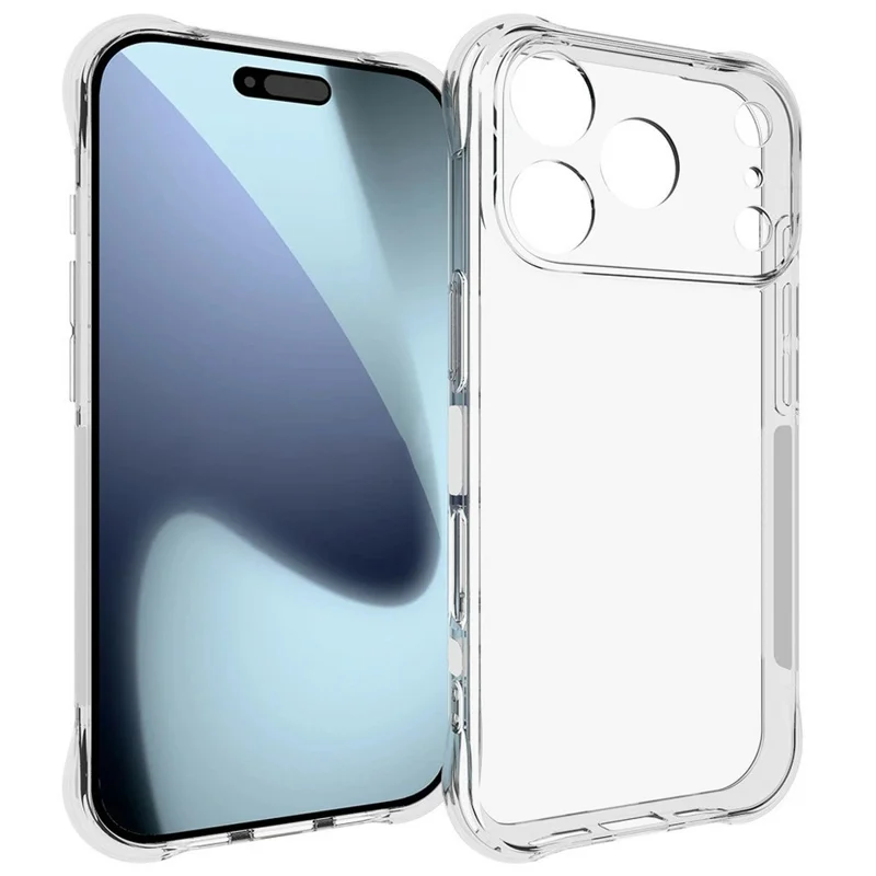 For iPhone 17 Pro TPU Phone Case Non Slip Transparent Mobile Phone Cover - 1