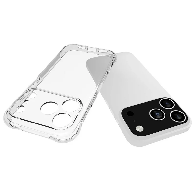 For iPhone 17 Pro TPU Phone Case Non Slip Transparent Mobile Phone Cover - 2