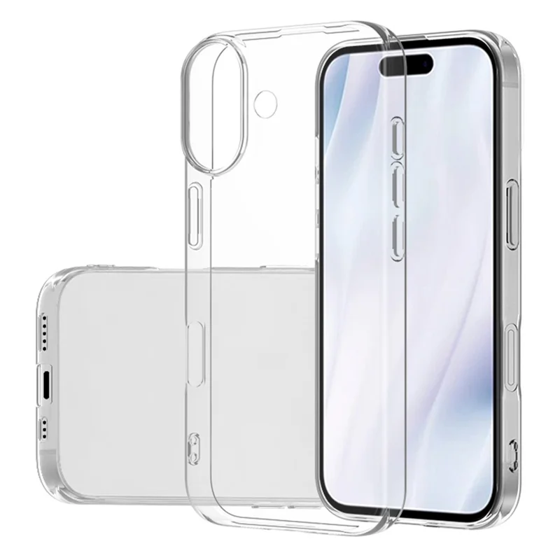 For iPhone 17 Case Slim Fit Transparent Soft TPU Phone Cover - 1