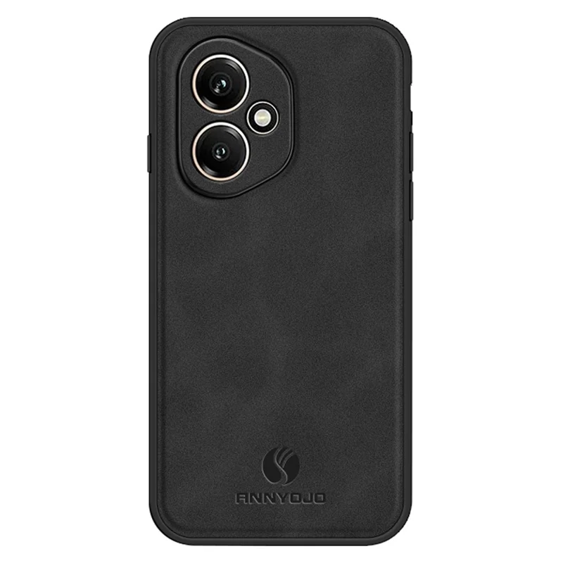 ANNYOJO For Honor 400 5G (Global) Case PU Leather + PC + TPU Anti Drop Phone Back Cover - Black - 1