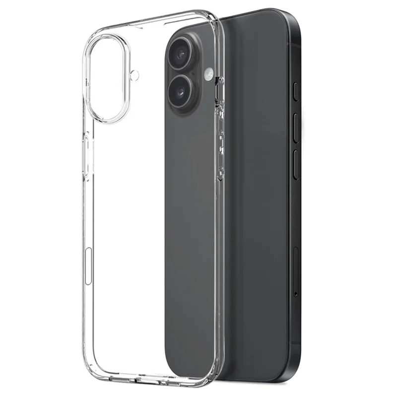 NORTHJO For iPhone 17 Case Soft TPU Clear Phone Cover with Tempered Glass Screen Protector - 2