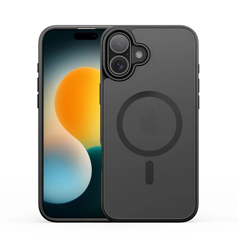 DUX DUCIS For iPhone 17 Case Yind Series PC+TPU Phone Cover Compatible with MagSafe - Black - 1