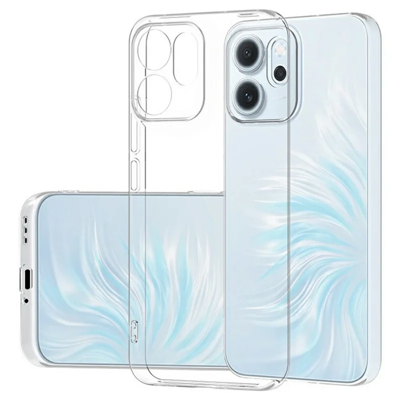 For Oppo Reno14 F 5G Back Cover Ultra Thin Flexible TPU Clear Phone Case - 1