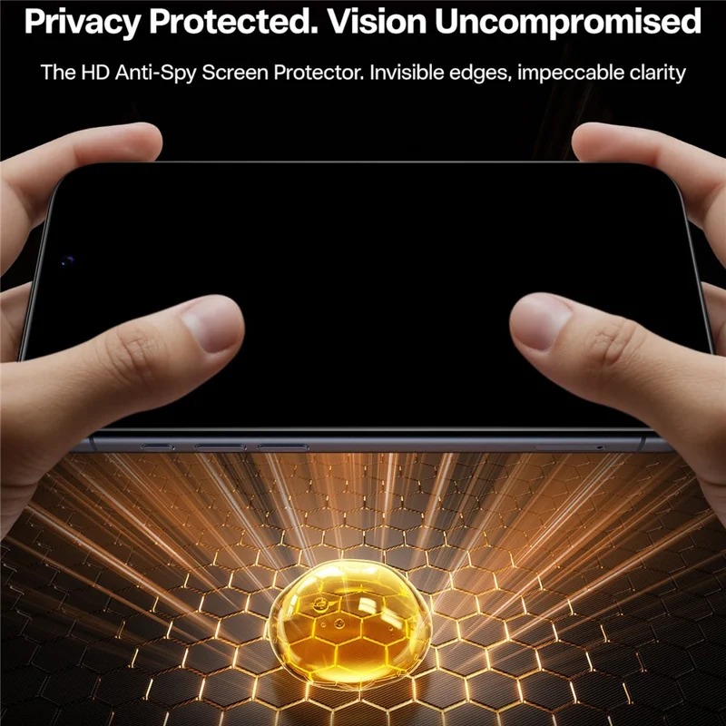 TORRAS Glassgo For iPhone 17 Anti Spy Screen Protector Tempered Glass Private Film with Auto-Align Frame - 6