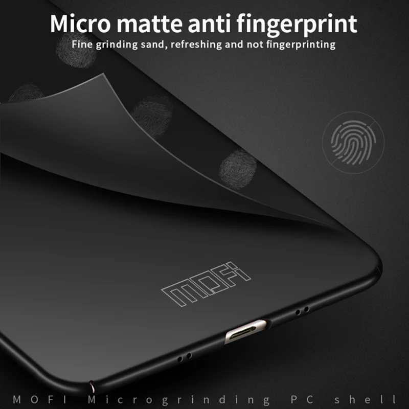 MOFI For iPhone Air Phone Case Shield Matte Series Ultra Slim PC Protective Cover - Black - 4