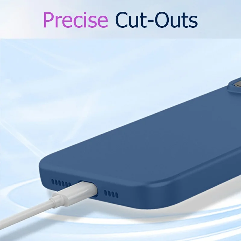 For iPhone 17e / 16e Case Soft TPU Shockproof Protective Phone Cover - Blue - 6