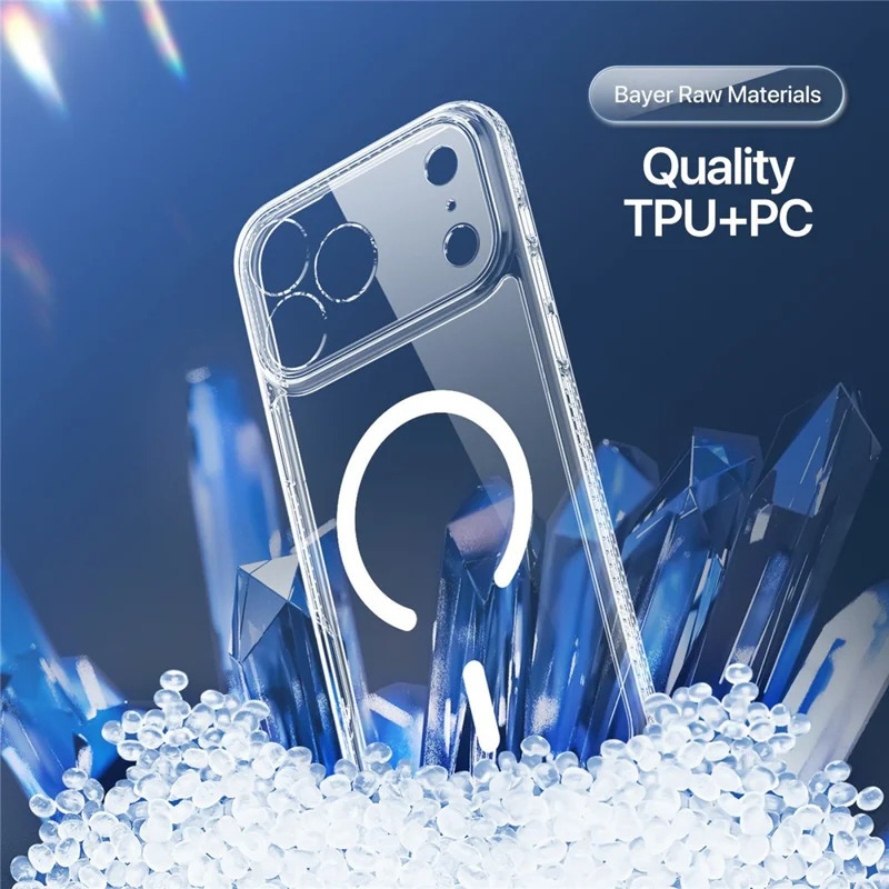 DUX DUCIS Clin Series for iPhone 17 Pro Max Case PC + TPU Clear Magnetic Phone Cover Compatible with MagSafe - 8