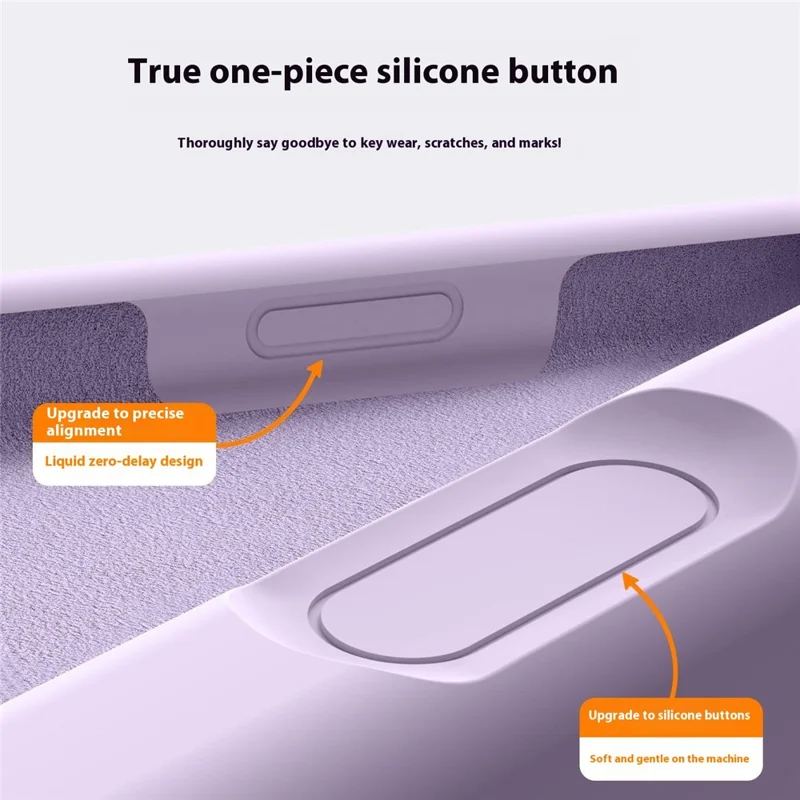 For iPhone 17 Case Compatible with MagSafe Liquid Silicone + PC Phone Cover - Light Purple - 4