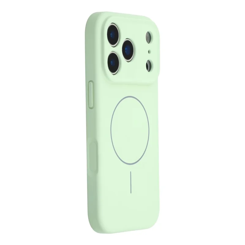 YCADEN For iPhone 17 Pro Case Compatible with MagSafe Precise Cutouts TPU Phone Back Cover - Grass Green - 1