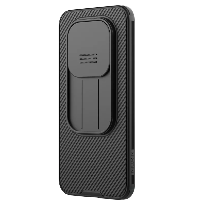 NILLKIN Camshield Pro Series for Xiaomi Redmi Note 15 Pro 5G (Global) Case PC + TPU Phone Cover with Camera Slider - Black - 1