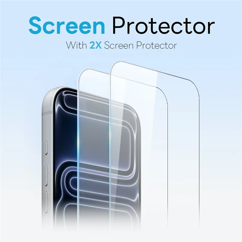 NORTHJO 5 in 1 Set for iPhone 17 Pro Magnetic Case PC + TPU Phone Cover with 2 Front Screen Protector + 2 Lens Film - 3