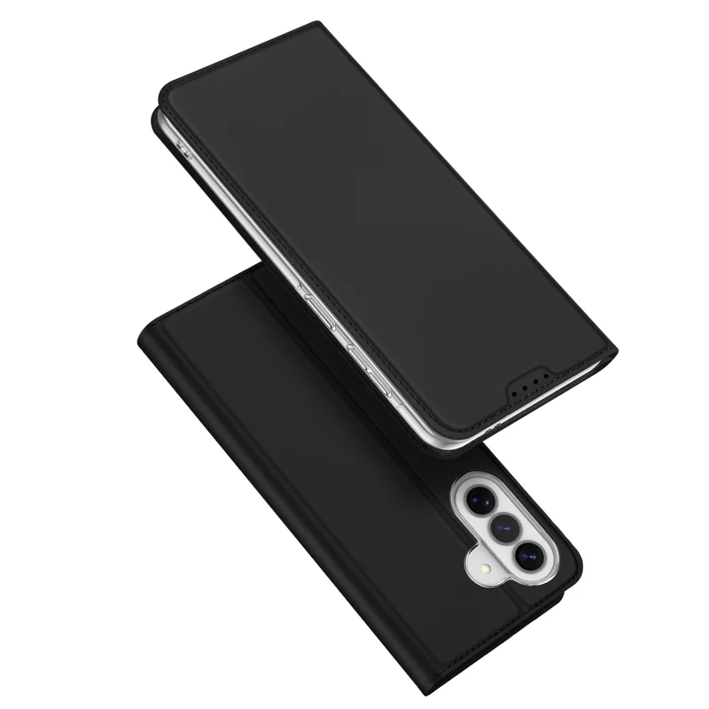 DUX DUCIS For Samsung Galaxy A57 5G Case Skin Pro Series Leather Stand Cover Card Holder - Black - 1