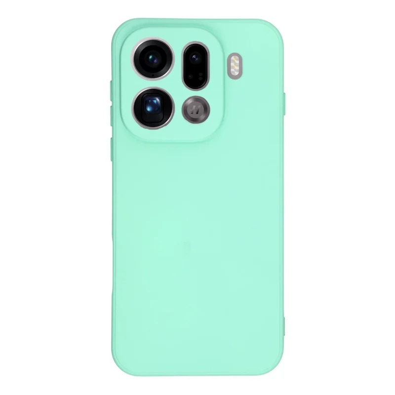 For Oppo Find X9 Pro 5G Case TPU Back Soft Anti-Scratch Fiber Lining Phone Cover - Baby Blue - 1
