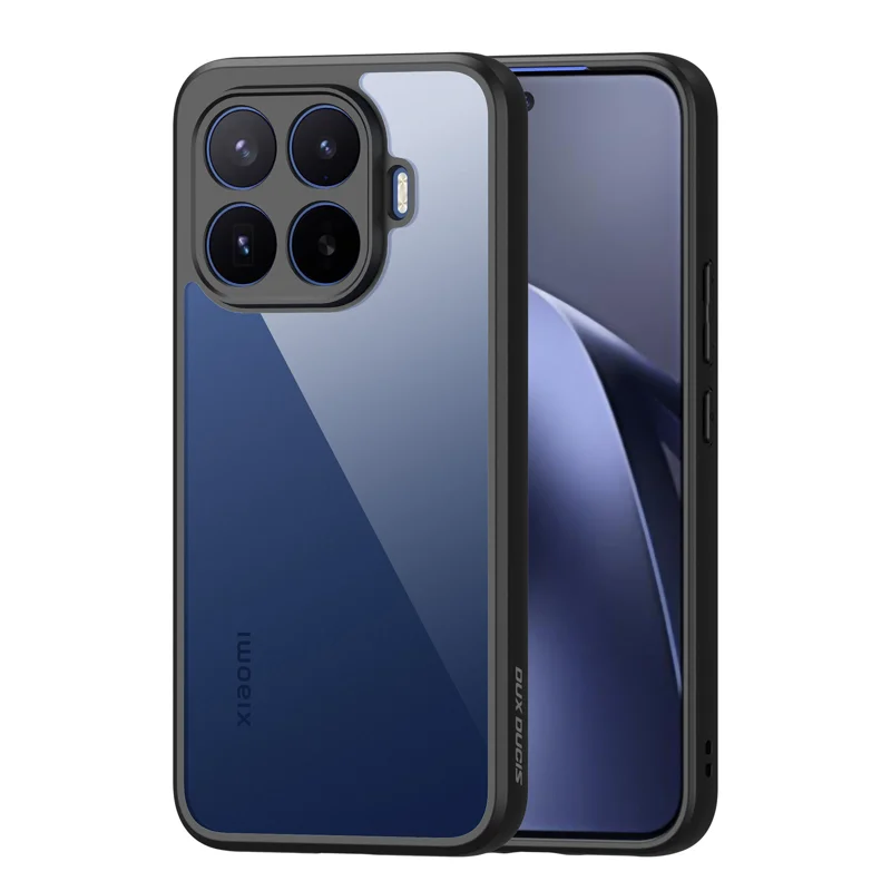 DUX DUCIS for Xiaomi 17T Pro Aimo Series PC + TPU Clear Back Phone Cover (REACH Certification) - Black - 1