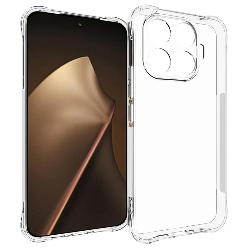 For Xiaomi 17T Pro TPU Case Non Slip Anti Drop Phone Cover - Transparent - 1