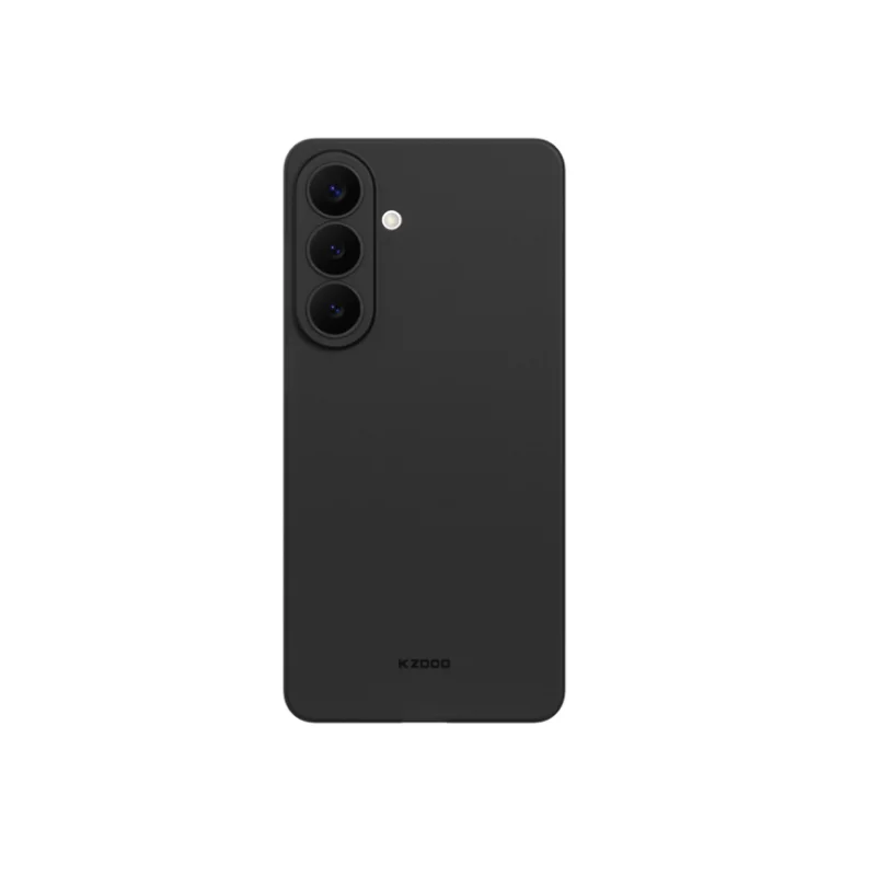 KZDOO for Samsung Galaxy S26+ Air Skin Series Case Frosted Back Ultra Thin PP Phone Cover - Black - 1