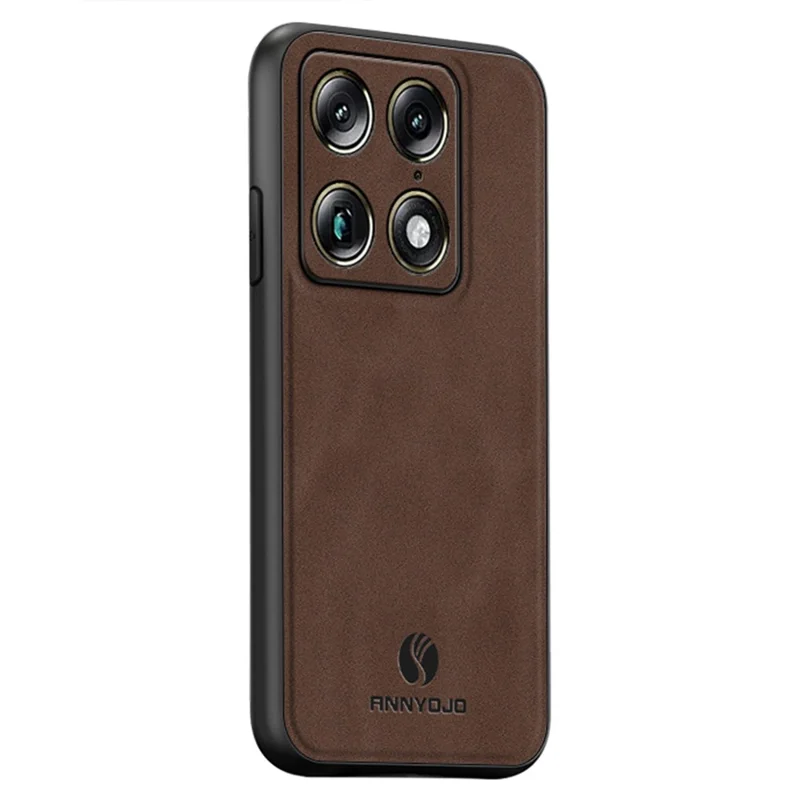 ANNYOJO For Motorola Edge 70 Ultra 5G Phone Case PU Leather + PC + TPU Anti Drop Phone Back Cover - Coffee - 1