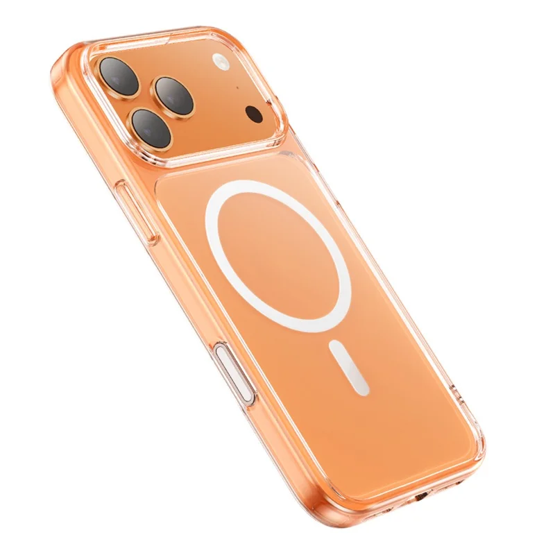 MCDODO PC-1824 for iPhone 17 Magnetic Case with Camera Button Shockproof PC + TPU Phone Cover - Transparent - 1