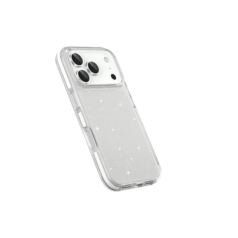 For iPhone 18 Pro Max Glitter Case PC Back TPU+TPE Frame Bling Sparkle Shockproof Cover - 7