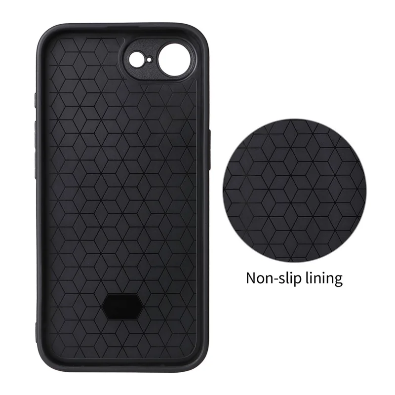 For iPhone 16e / 17e Case Carbon Fiber Texture Leather Coated TPU PC Phone Cover with Metal Ring for Magnetic Car Mount - Orange - 6