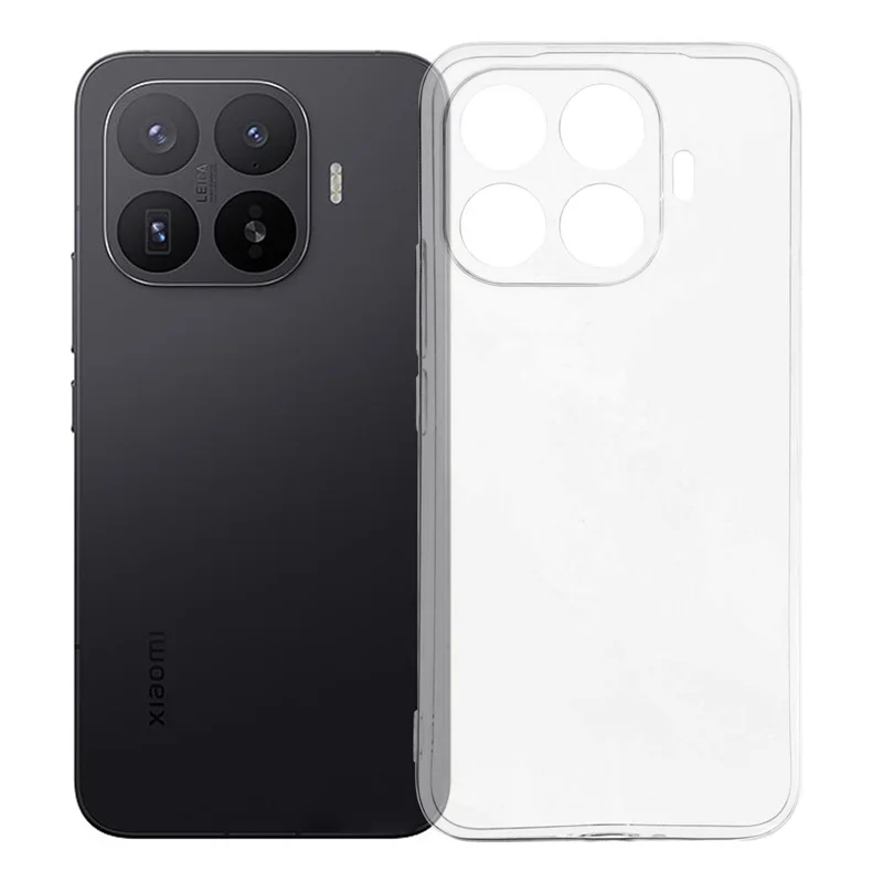 For Xiaomi 17T Pro Back Cover Ultra Thin Flexible TPU Clear Phone Case - Transparent - 1