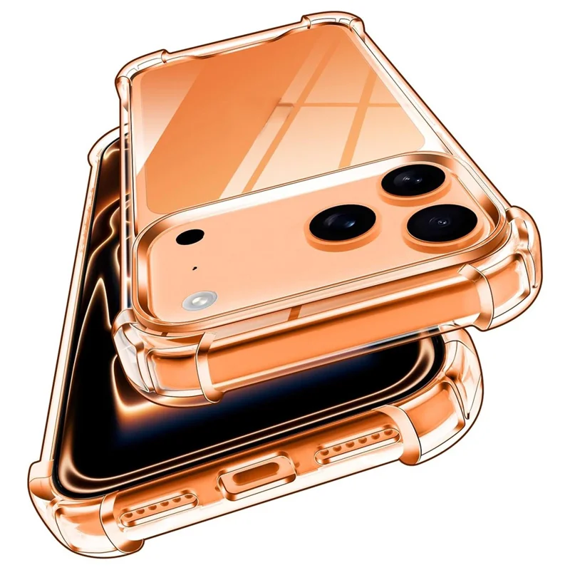 For iPhone 18 Pro Case Military Grade Drop Protection Acrylic + TPU Phone Cover - Transparent - 1