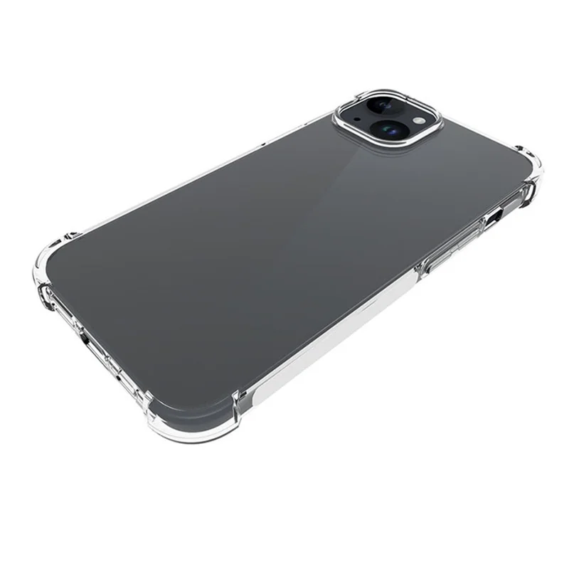 Anti-Slip Phone Case for iPhone 15 Plus , Four Corner Airbag Shock-Absorbed Corner Flexible TPU Phone Cover - 4