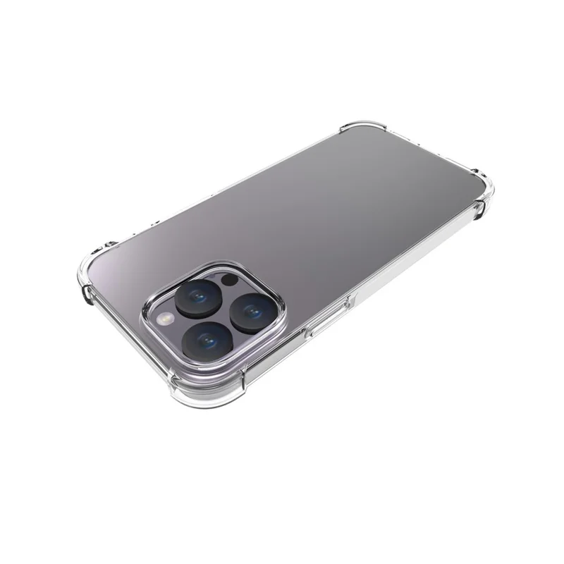 Phone Case for iPhone 15 Pro Max Anti-Drop Clear Phone Shell Four Corner Airbag Flexible TPU Cover - 3