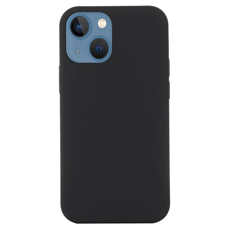 For iPhone 15 Soft Silicone Phone Case Slim Phone Cover Compatible with MagSafe Wireless Charging - Black - 1