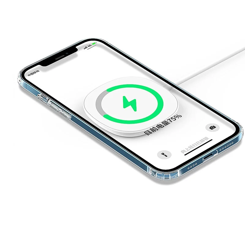 Phone Case Cover for iPhone 15 Pro , Compatible with MagSafe Magnetic Ring HD Clear Acrylic+TPU Phone Shell - 6