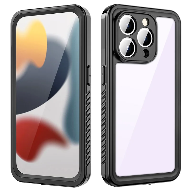 REDPEPPER FS Series for iPhone 15 Pro Max IP68 Waterproof Cellphone Case Clear Back Panel Underwater Diving Cover - 2