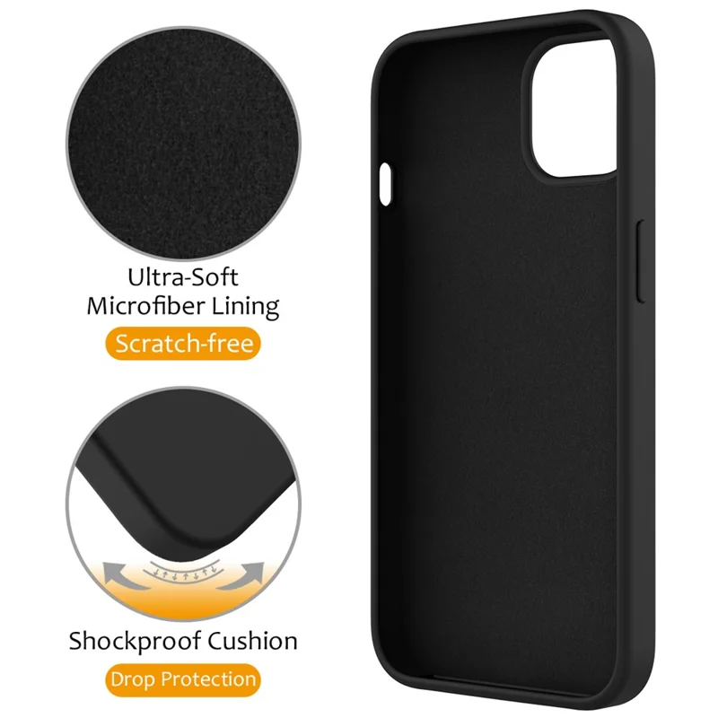 For iPhone 15 Plus Magnetic Case Compatible with MagSafe Phone Kickstand Cover - Black - 4