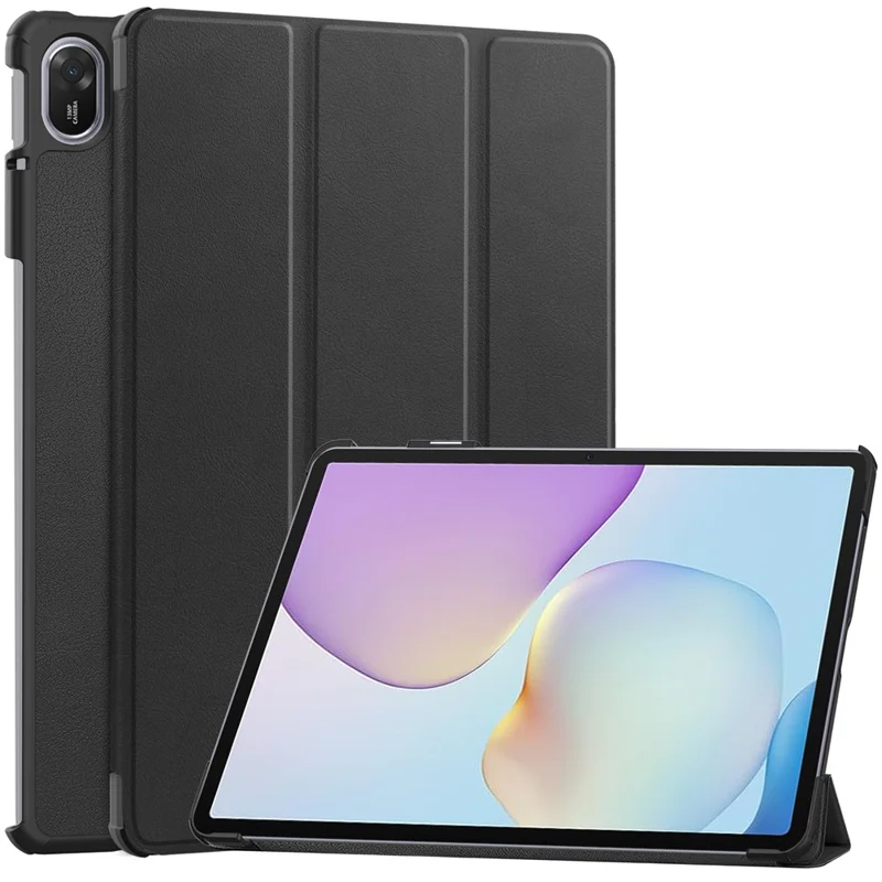 For Huawei MatePad 11.5 2025 Case Anti-Drop Leather Stand Tablet Cover - Black - 1