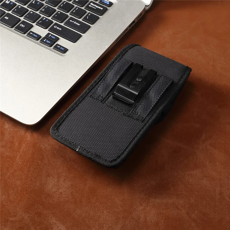 6.7 / 6.9 inch Phone Case Holster for iPhone 17 Pro Max / 16 Plus / 16 Pro Max / Samsung Galaxy S26 Ultra / S25 Ultra Magnetic Oxford Fabric Belt Clip Waist Bag with Card Slot - 10