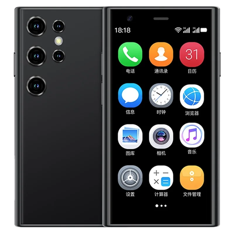 SOYES S23 Pro 3.0-Inch IPS Display 2GB+16GB 3G Mini Smartphone - Black - 1