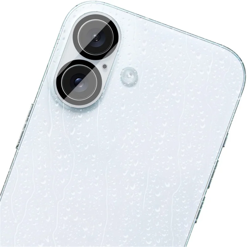 IMAK For iPhone 16 / 16 Plus Camera Lens Film Acrylic Lens Cap + Tempered Glass Lens Film - 7