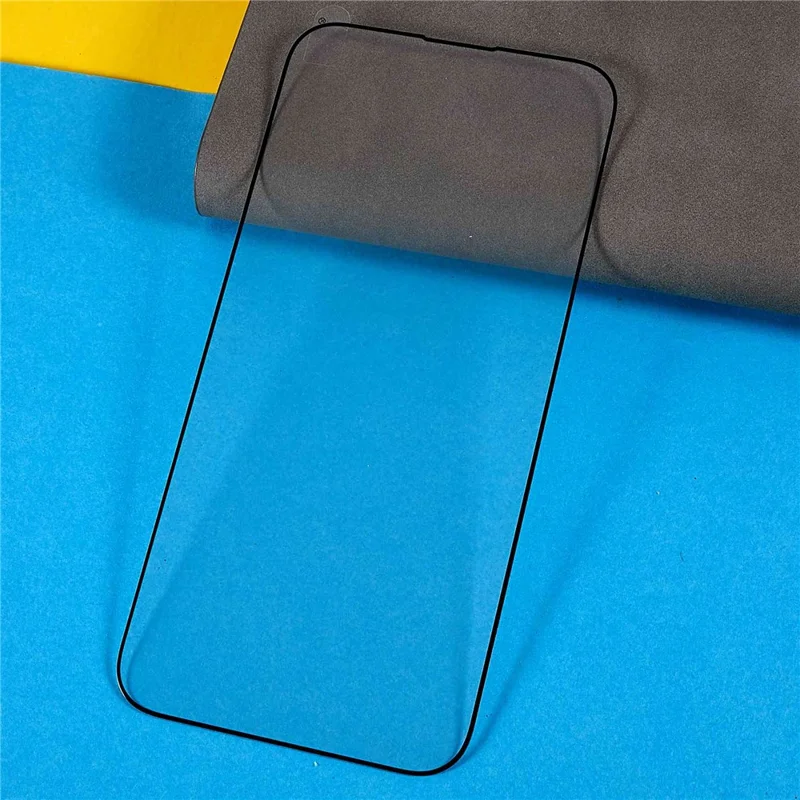 For iPhone 16 Pro Screen Protector Silk Printing Full Coverage Tempered Glass - 3