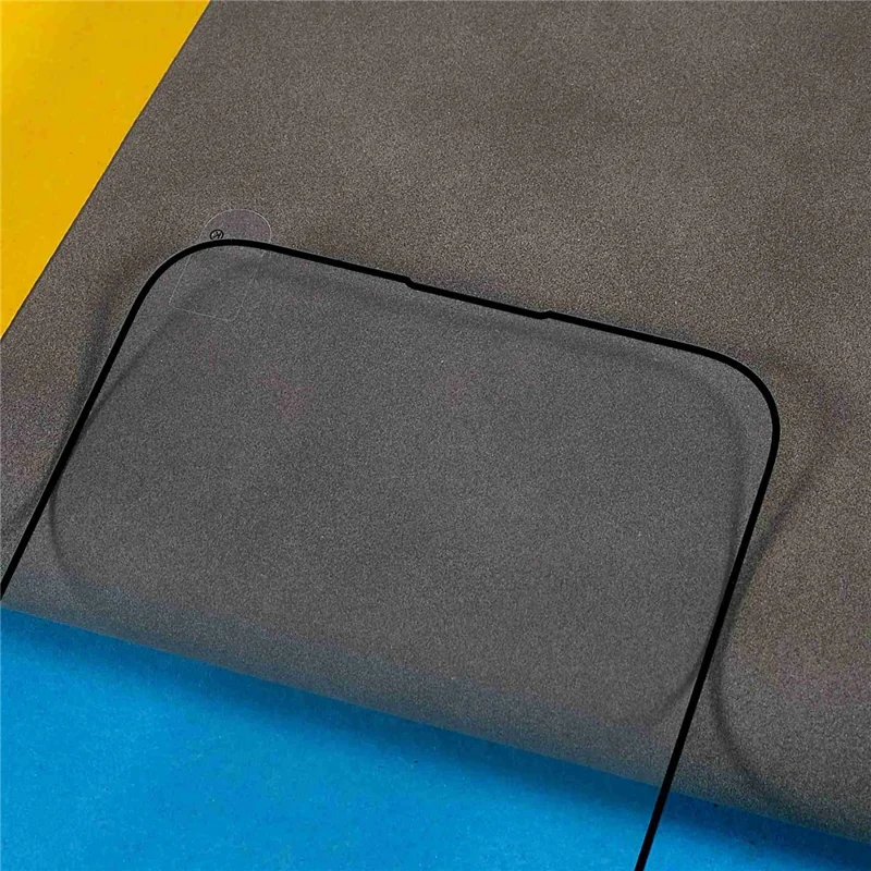 For iPhone 16 Pro Max Full Screen Protector Silk Printing Tempered Glass Film - 4
