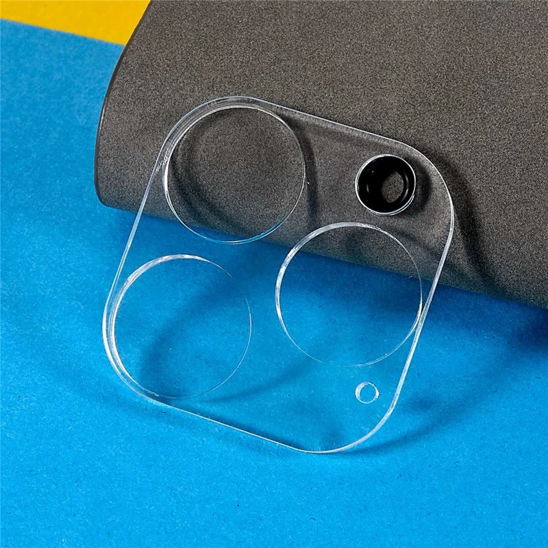 2Pcs For iPhone 16 Pro / 16 Pro Max Camera Lens Protector 3D Arc Edge Tempered Glass Lens Film - 5