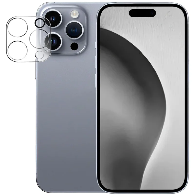 For iPhone 16 Pro Max / 16 Pro Camera Lens Protector Tempered Glass HD Anti-Explosion Phone Lens Film - 1