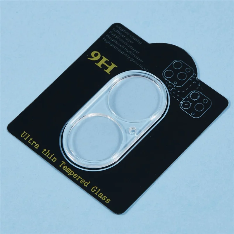For iPhone 16 / 16 Plus Tempered Glass Phone Clear Lens Film HD Clear Camera Lens Protector - 4