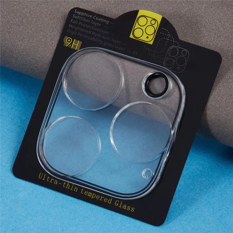 For iPhone 16 Pro / 16 Pro Max Camera Lens Protector Tempered Glass Cell Phone Clear Lens Film - 5