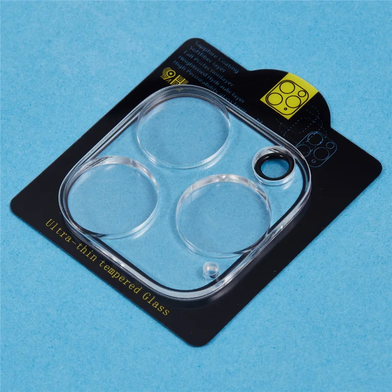 For iPhone 16 Pro / 16 Pro Max Camera Lens Protector Tempered Glass Cell Phone Clear Lens Film - 6